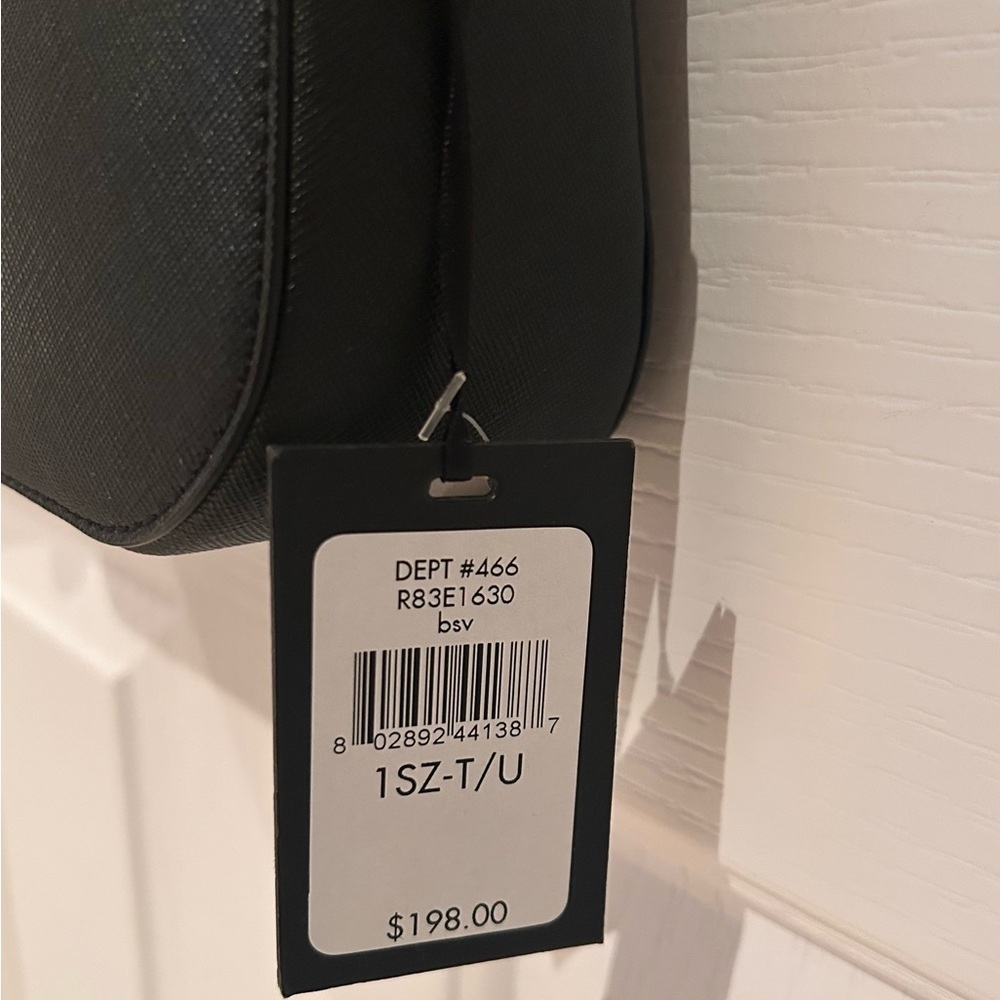 NWT DKNY Women Real Leather Black Crossbody Bag - Picture 4 of 7